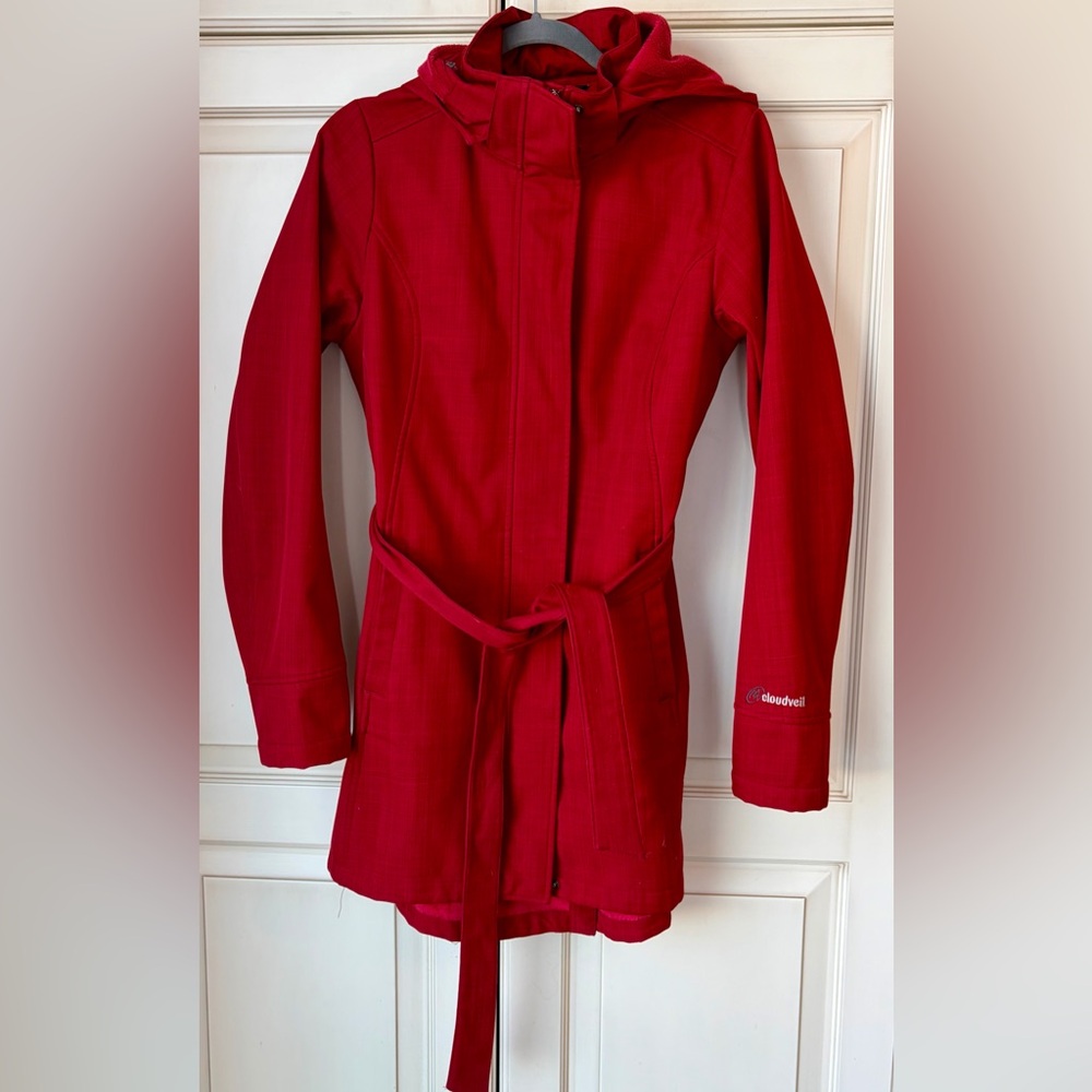 Cloudveil red lined jacket. Medium.